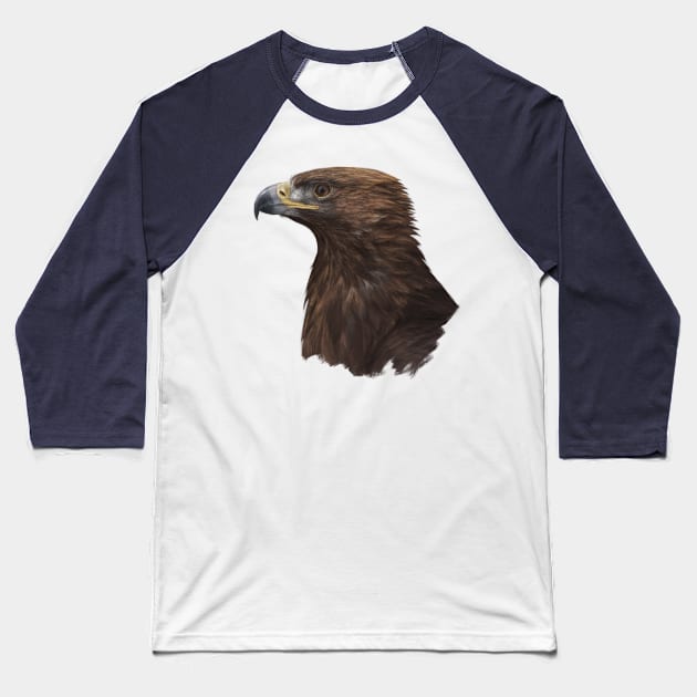 Golden Eagle Baseball T-Shirt by GaiaSorrentino
